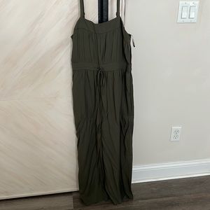 NWT Express Olive Green Jumpsuit.